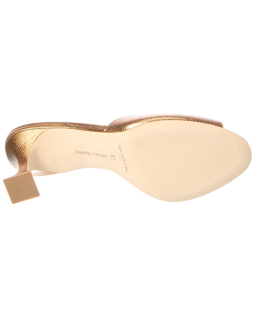 Manolo Blahnik Manolo Blahnik Jadaron 70 Leather Sandal