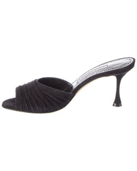 Manolo Blahnik Manolo Blahnik Pirua 70 Suede Sandal