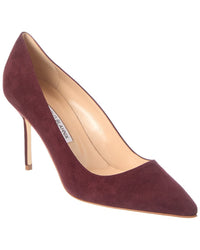 Manolo Blahnik Manolo Blahnik Bb 90 Suede Pump