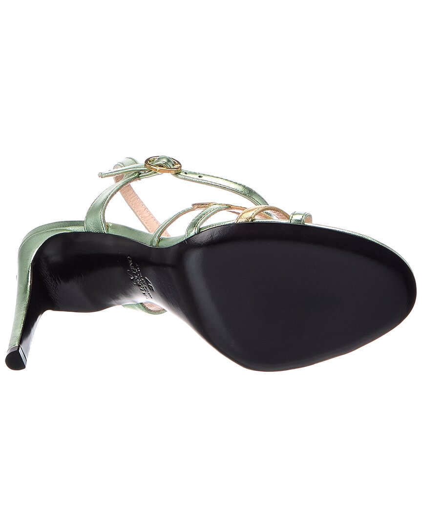 Valentino Vlogo 100 Leather Sandal
