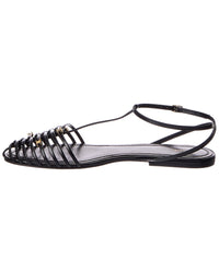 CELINE Celine Caged Leather Sandal