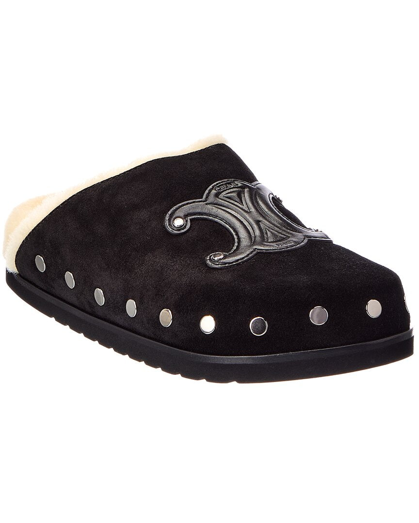CELINE Celine Pitea Leather Clog