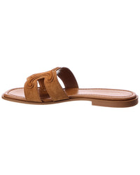 CELINE Celine Marina Triomphe Suede Sandal