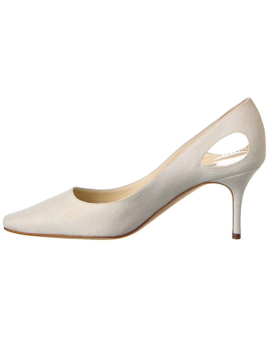 Manolo Blahnik Toplaca 70 Linen Pump