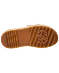 Gucci Gucci Gg Canvas Slide