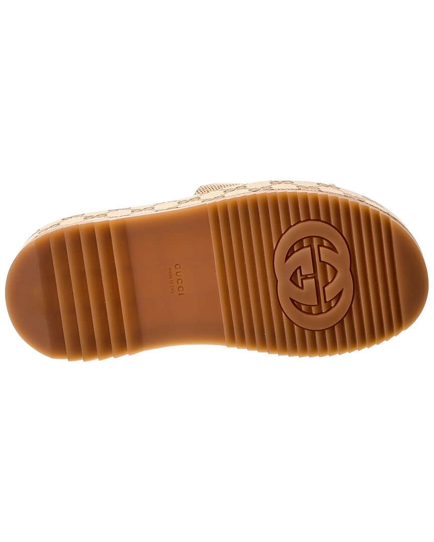 Gucci Gucci Gg Canvas Slide