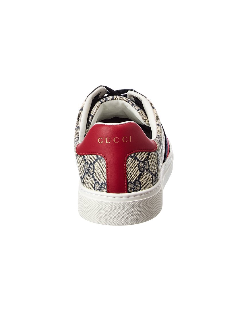 Gucci Gucci Ace Gg Supreme Canvas & Leather Sneaker