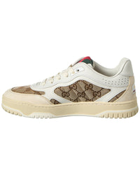 Gucci Gucci Re-Web Gg Canvas & Leather Sneaker