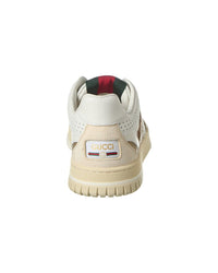 Gucci Gucci Re-Web Gg Canvas & Leather Sneaker