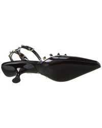 Valentino Rockstud 50 Patent & Vinyl Pump