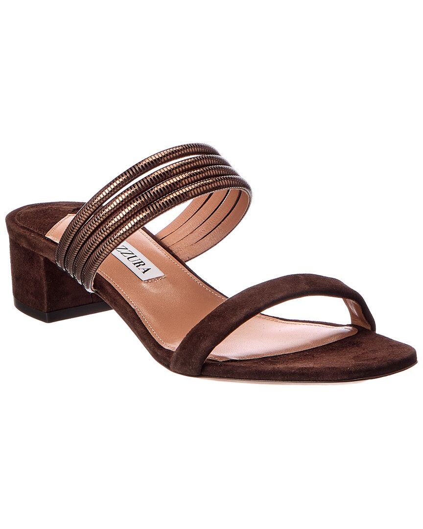 Aquazzura Collier 35 Suede Sandal