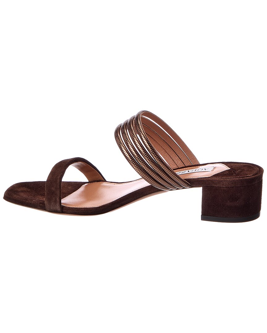 Aquazzura Collier 35 Suede Sandal