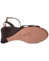 Aquazzura Aquazzura 85 Grosgrain Wedge Sandal