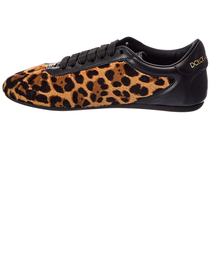 Dolce & Gabbana Haircalf & Leather Ballet Sneaker