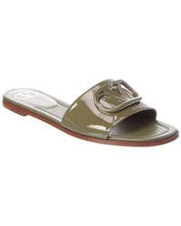 Valentino Valentino Vlogo Signature Patent Sandal
