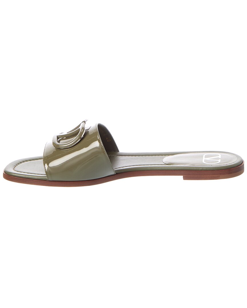 Valentino Valentino Vlogo Signature Patent Sandal