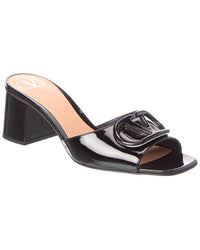 Valentino Valentino Vlogo Signature 60 Patent Sandal