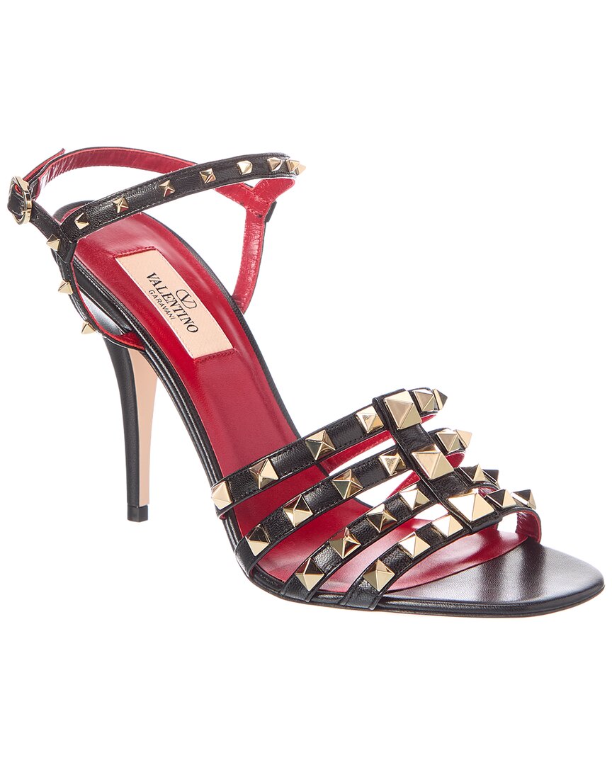 Valentino Valentino Rockstud 100 Leather Sandal