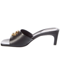 Gucci Gucci Double G Leather Sandal