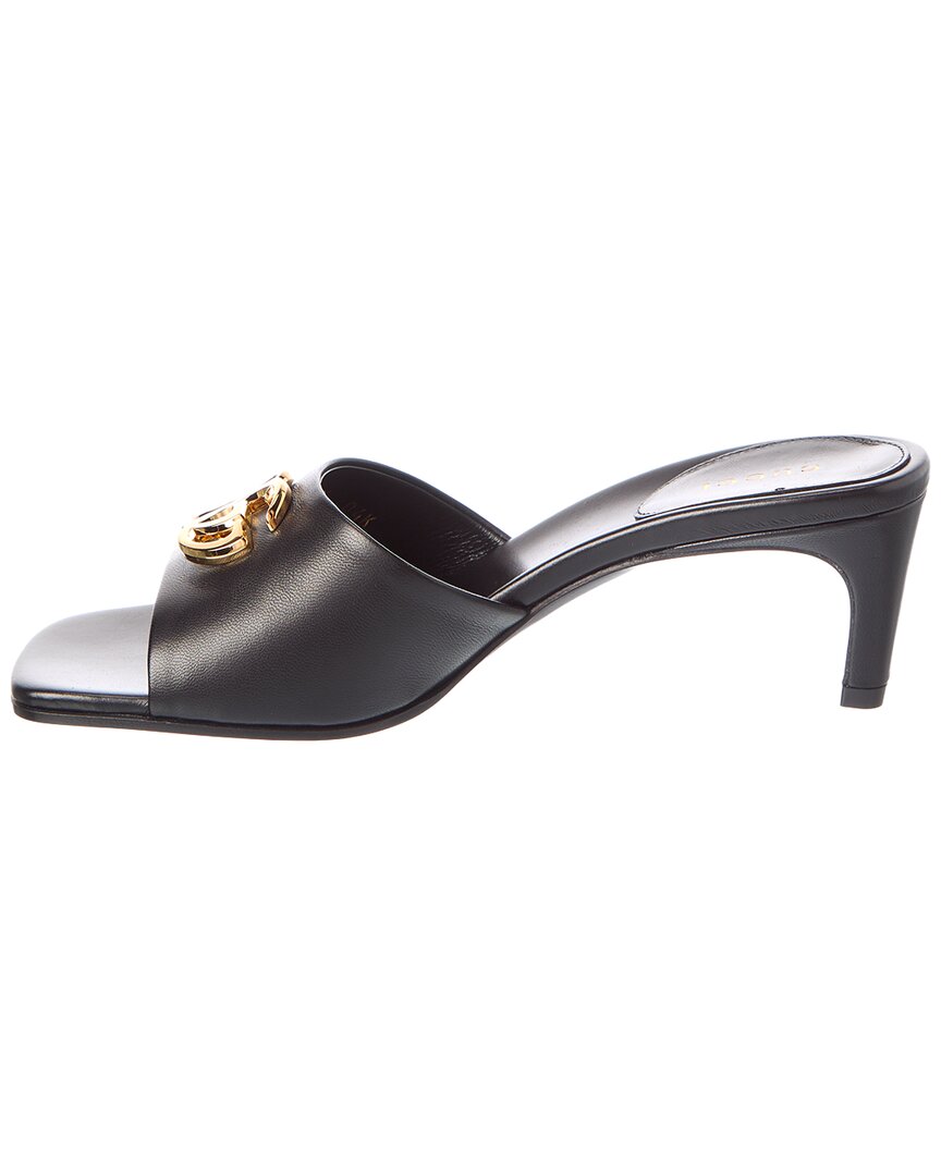 Gucci Gucci Double G Leather Sandal
