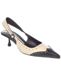 Jimmy Choo Jimmy Choo Amel 50 Leather Slingback Pump