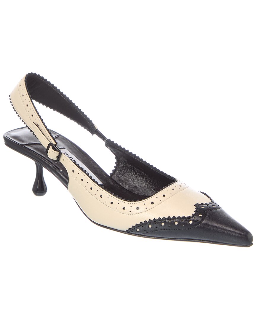 Jimmy Choo Jimmy Choo Amel 50 Leather Slingback Pump
