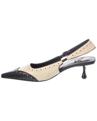 Jimmy Choo Jimmy Choo Amel 50 Leather Slingback Pump