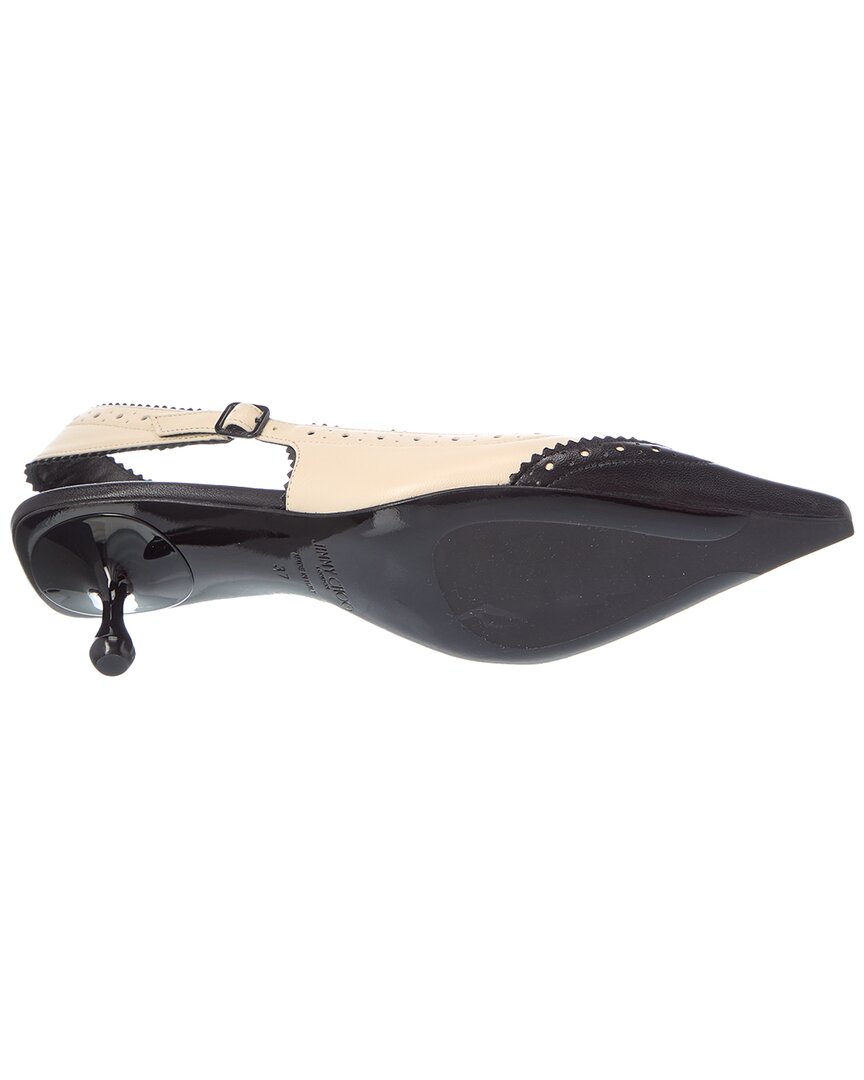 Jimmy Choo Jimmy Choo Amel 50 Leather Slingback Pump
