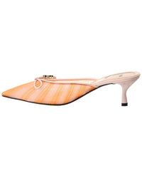 Fendi Colibri Lite Mesh & Leather Mule