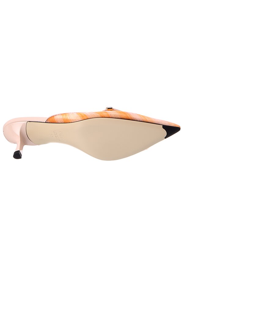 Fendi Colibri Lite Mesh & Leather Mule