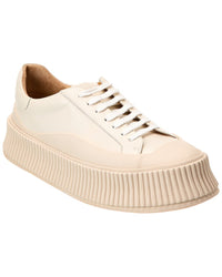 Jil Sander Leather Sneaker White 40