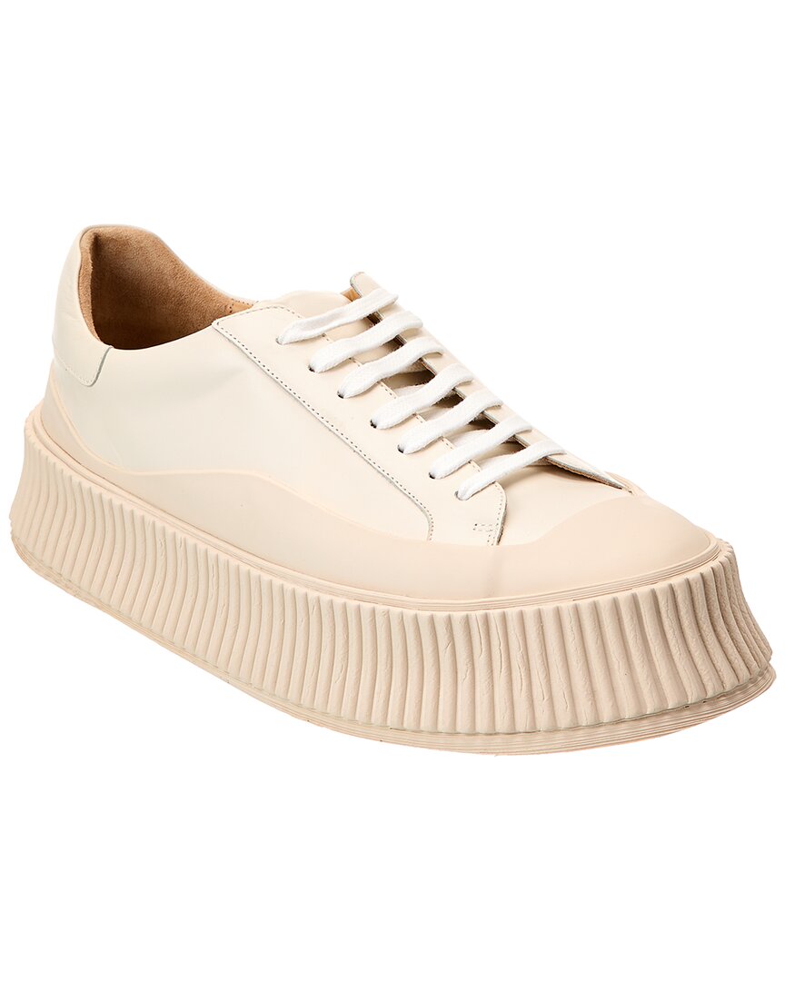 Jil Sander Leather Sneaker White 40