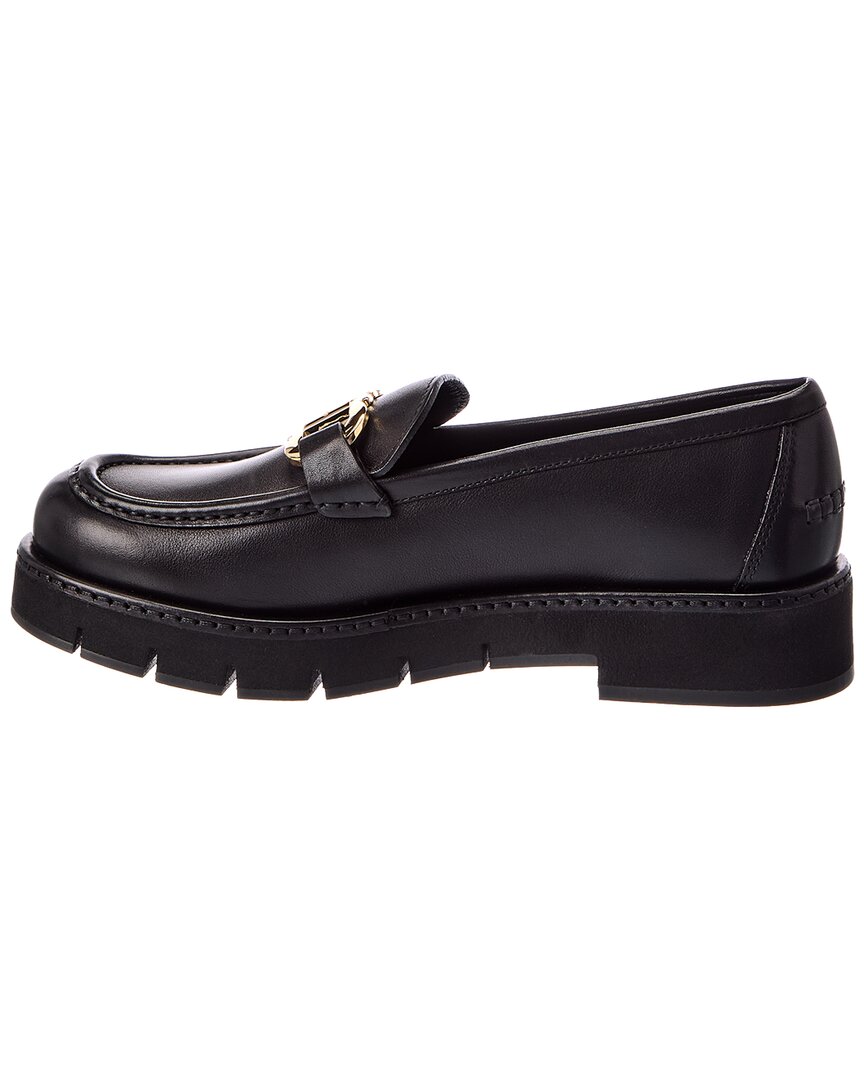 Ferragamo Ferragamo Maryan Lug Leather Loafer