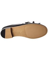 Fendi Baguette Leather Sabot Loafer