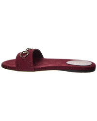 Gucci Gucci Horsebit Gg Canvas Sandal