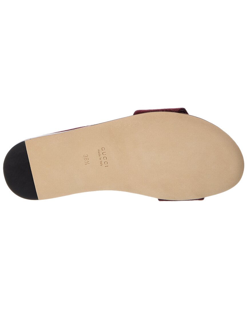 Gucci Gucci Horsebit Gg Canvas Sandal