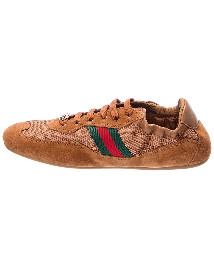 Gucci Gucci Gg Shift Suede Sneaker