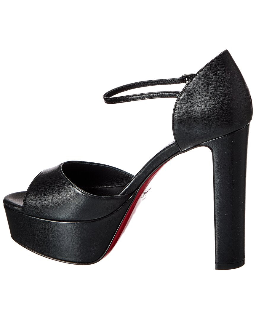 Christian Louboutin Christian Louboutin Sandaloo 130 Leather Platform Sandal