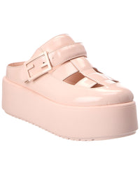 Fendi Sunshine Leather Sabot Mule