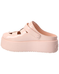 Fendi Sunshine Leather Sabot Mule