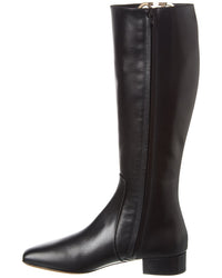 Valentino Vlogo 30 Leather Knee-High Boot