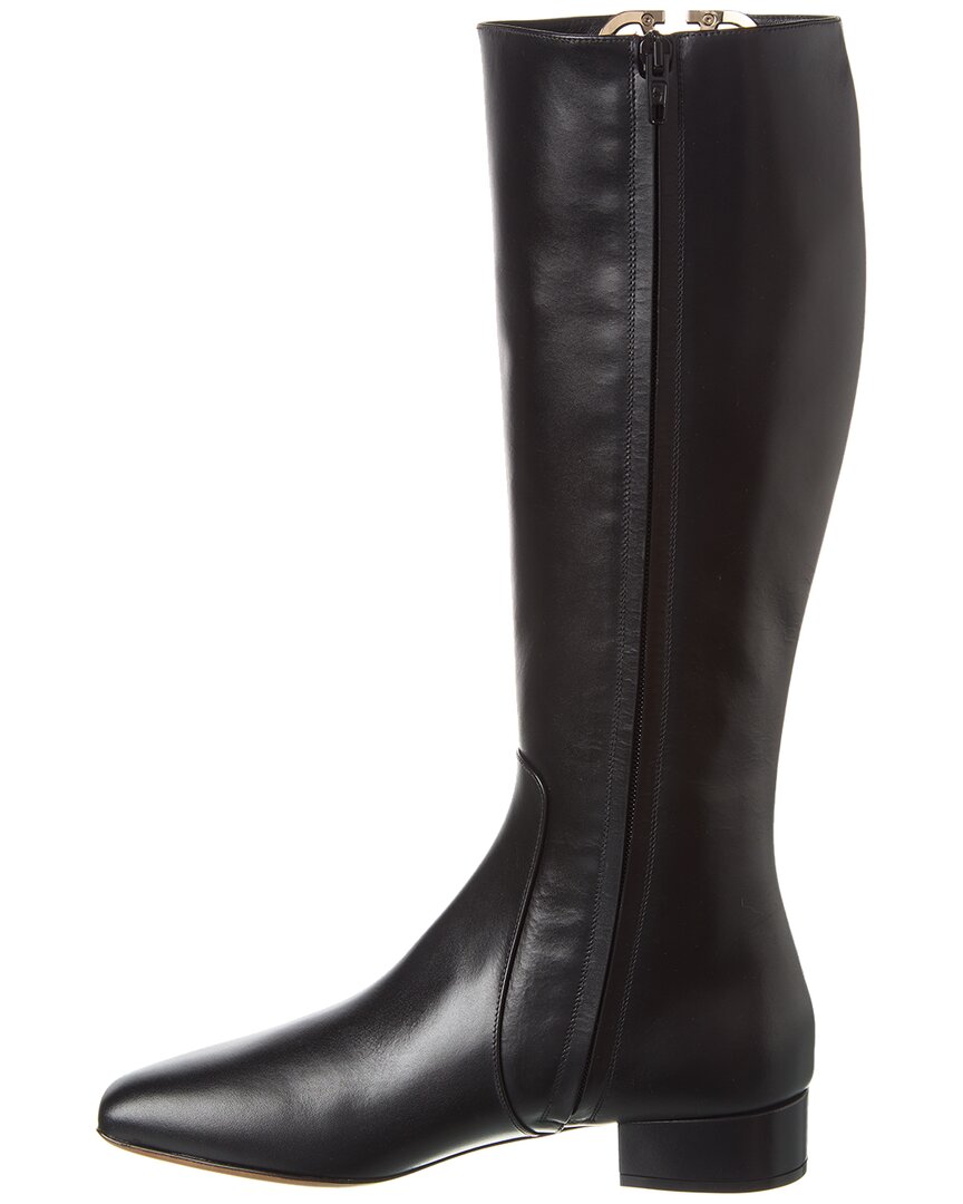 Valentino Vlogo 30 Leather Knee-High Boot