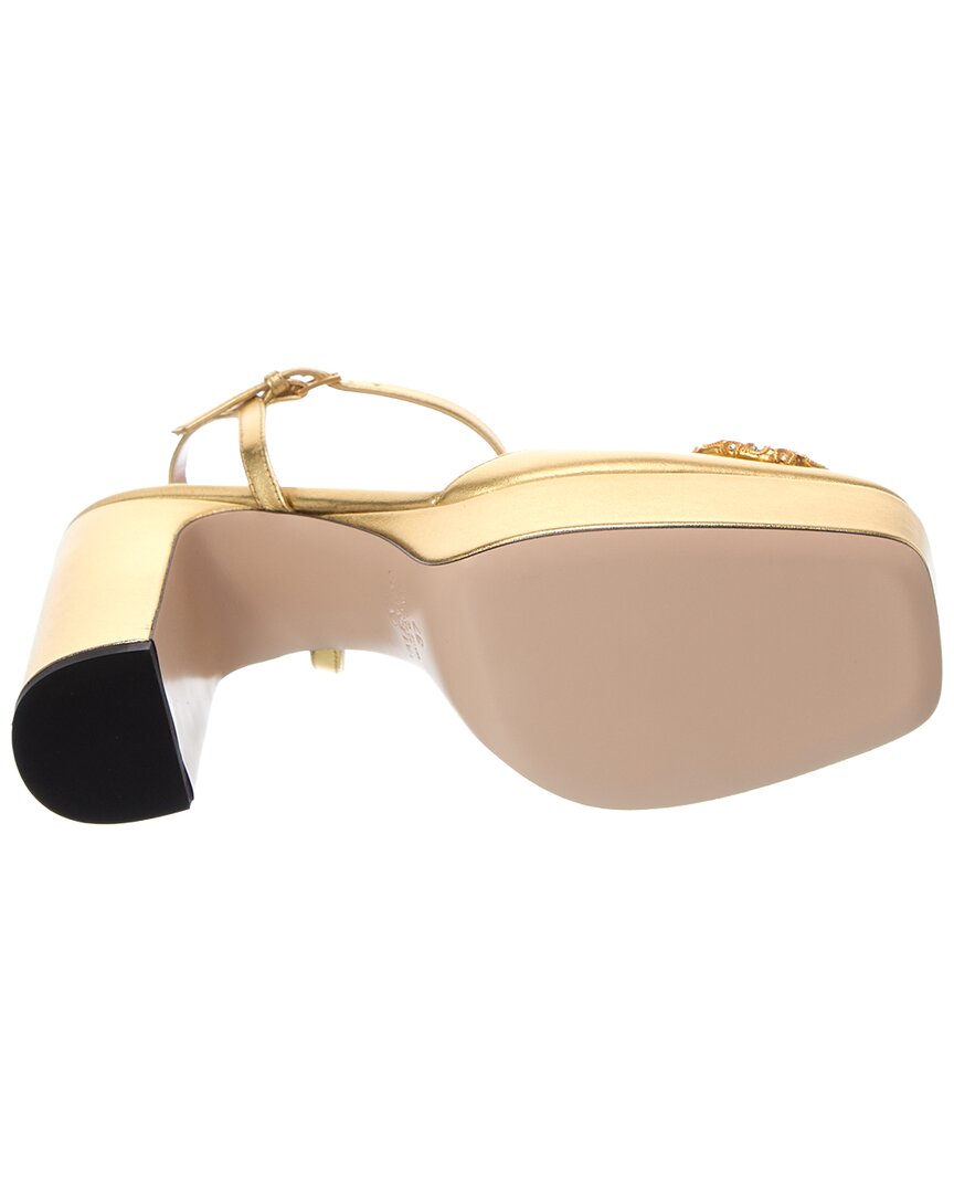 Valentino Vlogo Leather Platform Pump