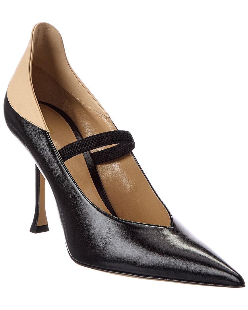 Fendi Nude Leather Pump