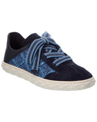 Jimmy Choo Jimmy Choo Diamond Light Flex/F Denim & Leather Sneaker