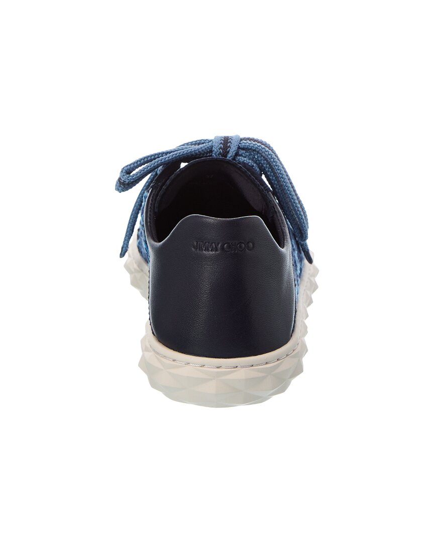 Jimmy Choo Jimmy Choo Diamond Light Flex/F Denim & Leather Sneaker