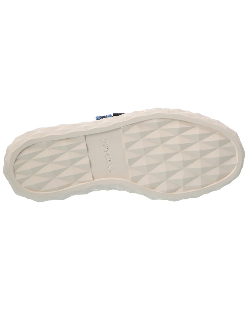 Jimmy Choo Jimmy Choo Diamond Light Flex/F Denim & Leather Sneaker