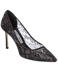 Jimmy Choo Jimmy Choo Romy 85 Lace & Leather Pump