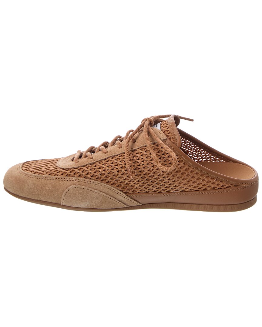 Jimmy Choo Jimmy Choo Sunny/F Mesh & Suede Mule Sneaker