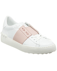 Valentino Valentino Rockstud Open Leather Sneaker
